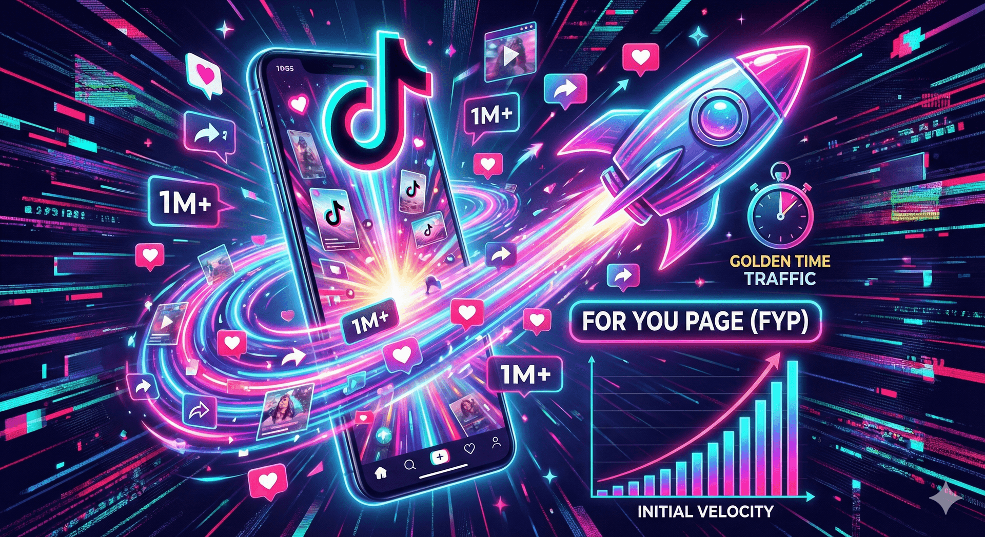 틱톡 바이럴 전략과 추천 피드 분석 - For You Page 노출 최적화 및 초기 반응 속도 향상 데이터